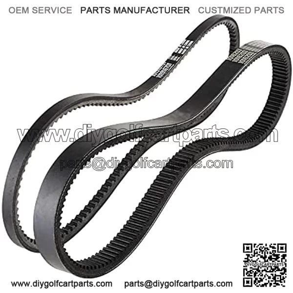 Starter & Clutch Drive Belt for Club Car 1997-up, Club Car Precedent 2004-up Gas Golf Cart - Image 3
