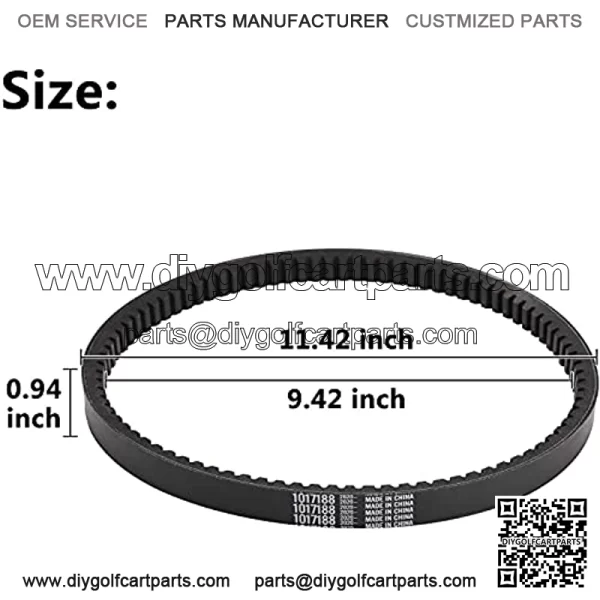 Drive Belt for Club Car 1988-1991 Gas Golf Cart