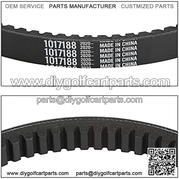 Golf Cart Clutch Drive Belt for Club Car & Precedent Carryall 1988-1991 Gas Models - Image 3
