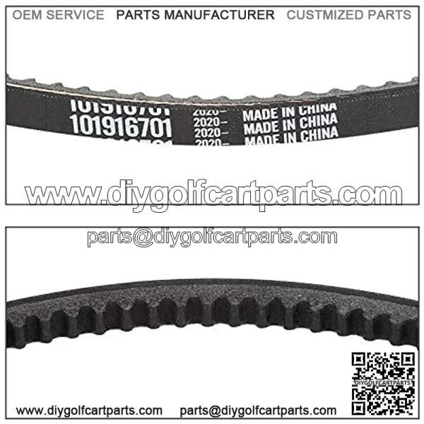 Golf Cart Clutch Drive Belt/Starter Generator Belt for Club Car DS&Precedent(Years 1992-2015) - Image 4