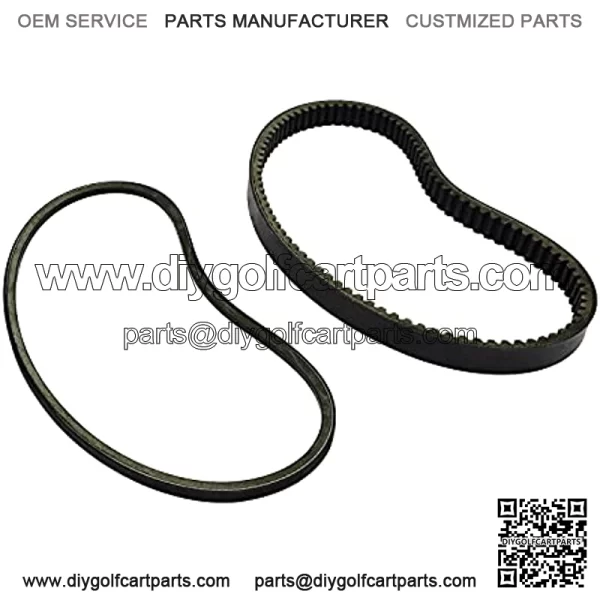 101916701 1016203 New Starter Generator and Drive Belt Compatible with Club Car Precedent Golf Cart