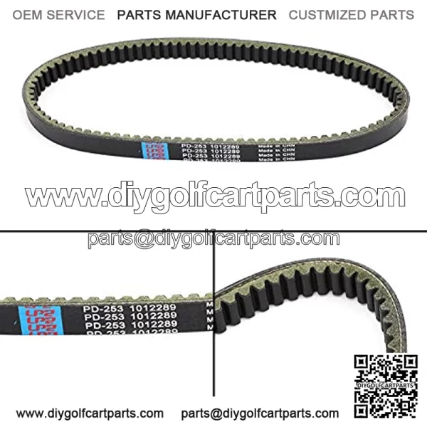 Golf Cart Drive Transmission Belt Fit for Cl-ub C-ar 1984-1987 1012289 - Image 3