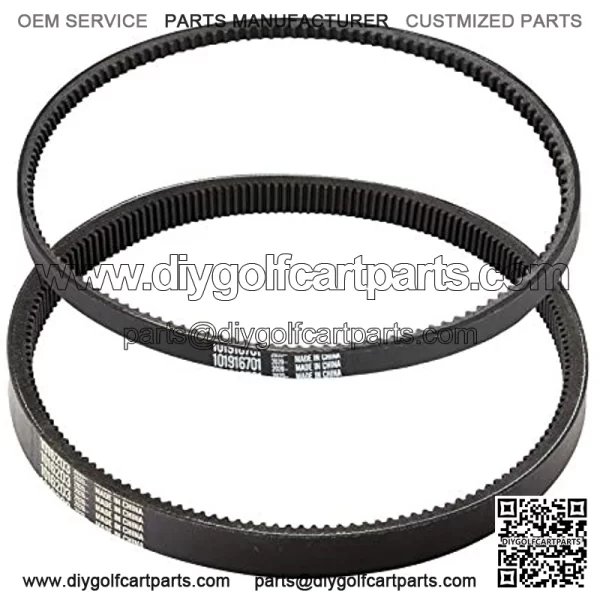 Drive Belt and Starter Generator Belt for Club Car DS 1997-Up Precedent 2004-Up Golf Cart 1016203 101916701 - Image 4