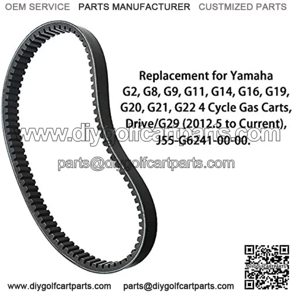 Correa de transmisi??n de embrague de repuesto para Yamaha Golf Cart G2 G8 G9 G11 G14 G16 G22 G29 J55 - G6241-00 - 00 Correa de transmisi??n - Image 4