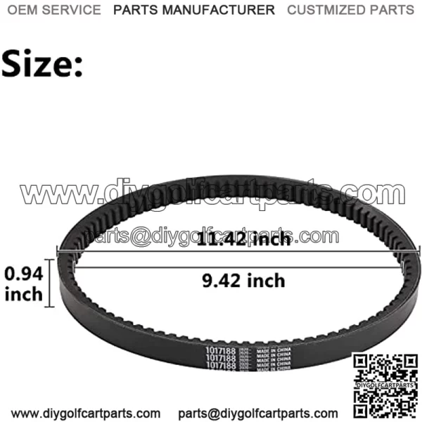Correa de transmisi??n para carro de golf de gas Club Car DS 1988-1991, OEM 1014081 1017188 - Image 2