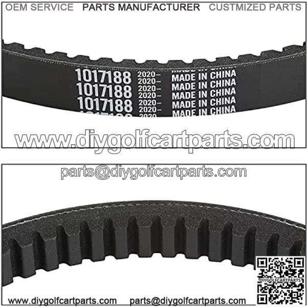 Correa de transmisi??n para carro de golf de gas Club Car DS 1988-1991, OEM 1014081 1017188 - Image 4