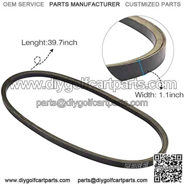 J55-G6241-00 Clutch Drive & Starter Generator Belt Kits JN6-H1173-00 Clutch Drive Belt for G2 G8 G9 G11 G14 G16 G22 Drive G29-4 Golf Cart Drive Belt - Image 3