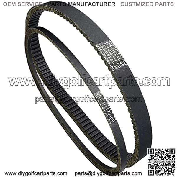 Clutch Drive & Starter Generator Belt Replacement for G2 G8 G9 G11 G14 G16 G22 G29 4-Cycle Golf Cart Drive Belt # JN6-H1173-00 J55-G6241-00 - Image 2
