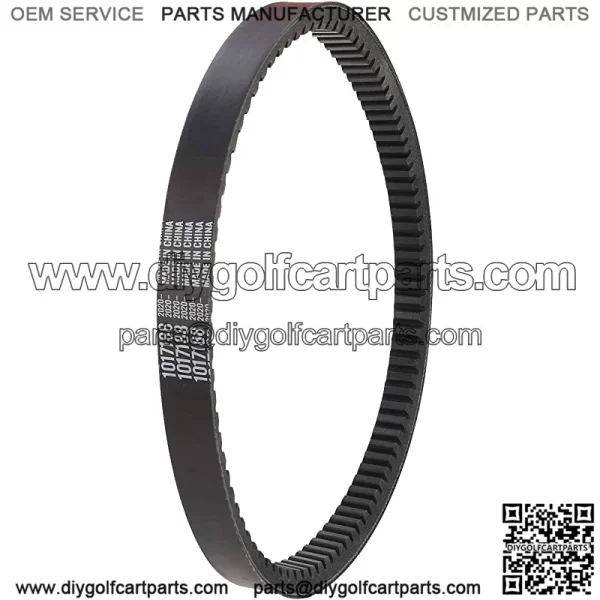 Golf Cart Clutch Drive Belt for Club Car DS & Precedent Carryall 1988-1991 Gas Models,OEM 1017188, 1014081