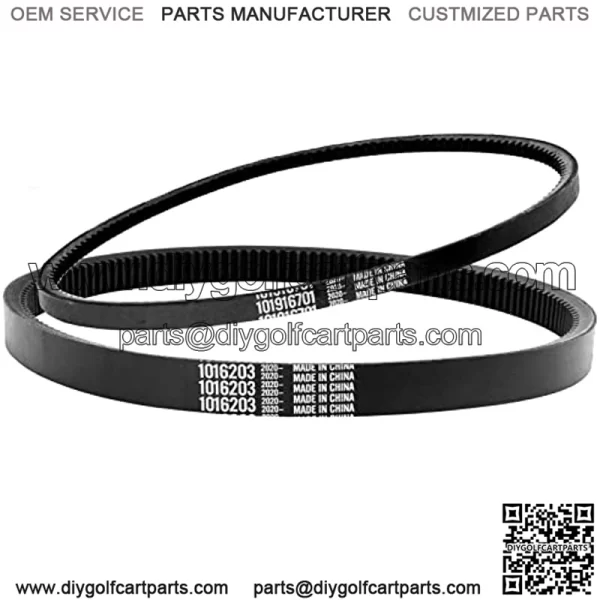 Club Car Clutch Drive Belt/Starter Generator Belt Kits for 1997-Up DS & 2004-Up Precedent Golf Cart with OHV Engine Replaces OEM #101916701, 1016203