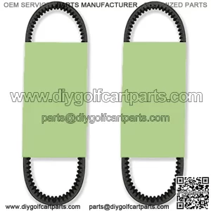 Heavy Duty Drive Belt Compatible with J55-G6241-00-00, J55-G6241-01-00, J55-G6241-02-00 for Select G2-G28 Series Golf Cars and YTF1, YTF2, YDRAX, DR2A Golf Cars (2-Pack)
