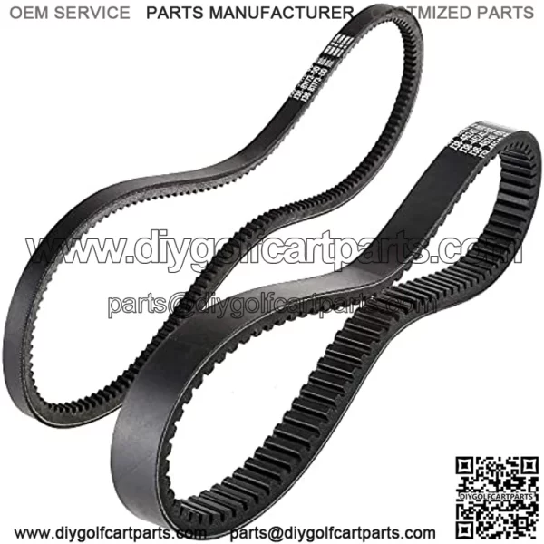 Golf Cart Belts Set, Clutch Drive Belt & Starter Generator Belt Kits for Gas G2,G8,G9,G11,G14,G29(2012-UP). OEM#J55-H1173-00 J38-1173-00 J55-G6241-00 J38-46241-00 - Image 2