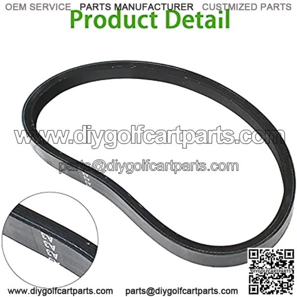 Clutch Drive Belt Club Car Replacement for DS 1992-Up Precedent 2004-Up Golf Cart 1016203 - Image 2