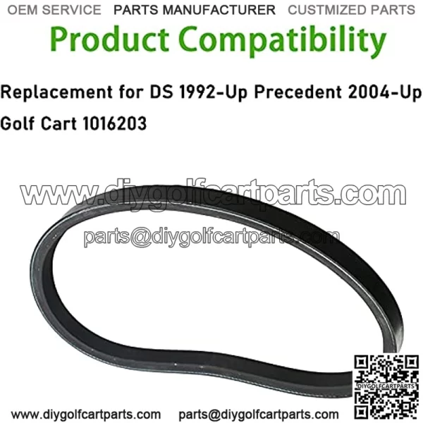Clutch Drive Belt Club Car Replacement for DS 1992-Up Precedent 2004-Up Golf Cart 1016203 - Image 4