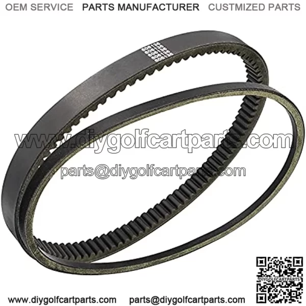 Golf Cart Drive and Starter Generator Belt Set for RXV, TXT, Workhorse OEM#606136 606138 - Image 2