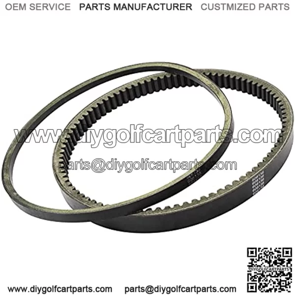 Golf Cart Drive and Starter Generator Belt Set for RXV, TXT, Workhorse OEM#606136 606138 - Image 3