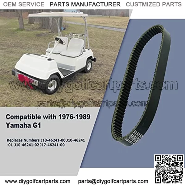 Drive Belt for G1 2 Cycle Golf Carts 1976-1989, J10-46241-00, J10-46241-01, J10-46241-02, J17-46241-00 - Image 3