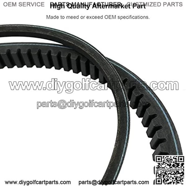 Drive Belt and Starter Belt, Fits for 4 Cycle Gas Golf Cart RXV TXT Cushman Express Marathon Medalist ST Vehicles Terrain 1994-2013,Replace 72054G01, 26414G01-Black - Image 3