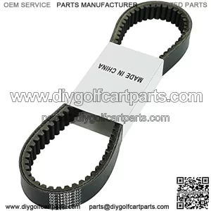 Clutch Drive Belt, Compatible with G1 2 Cycle 1976-1989 Gas Golf Cart, Replaces OEM# J10-46241-00 J10-46241-01 J10-46241-02 J17-46241-00, Black