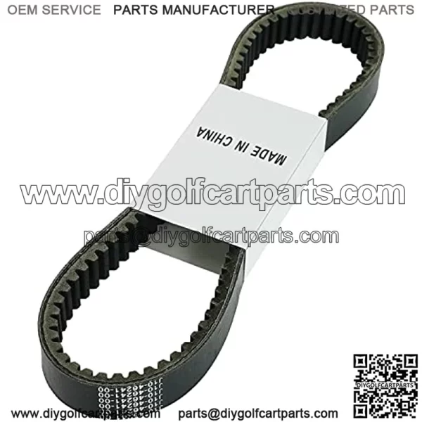 Clutch Drive Belt, Compatible with G1 2 Cycle 1976-1989 Gas Golf Cart, Replaces OEM# J10-46241-00 J10-46241-01 J10-46241-02 J17-46241-00, Black