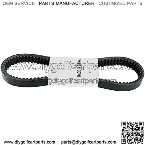 Clutch Drive Belt, Compatible with G1 2 Cycle 1976-1989 Gas Golf Cart, Replaces OEM# J10-46241-00 J10-46241-01 J10-46241-02 J17-46241-00, Black - Image 2