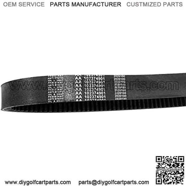 Drive Belt for Club Car Carryall 294 XRT 1500/1550 Cart - 1023749-01, 102374901 - Image 2