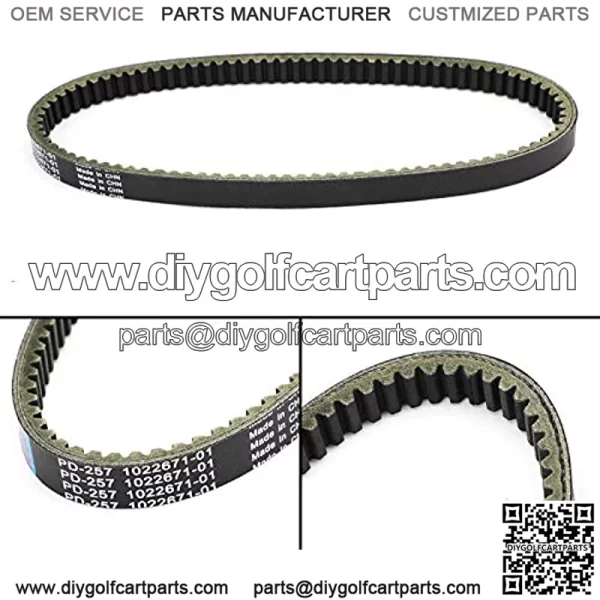 Golf Cart Drive Belt, Drive Transmission Belt V-belt Replacement fits for Club Car XRT1200 XRT1200SE 2005, Pioneer 1200 1200SE 2001-2004 - Image 4