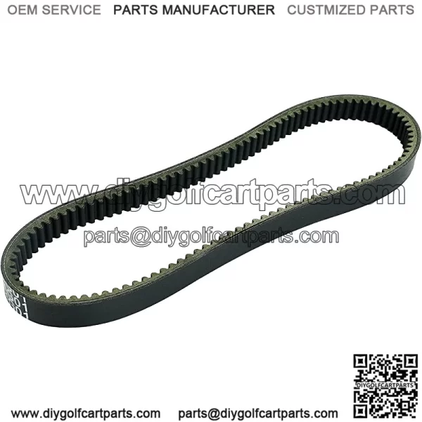 Clutch Drive Belt 1 18 W X 42 OD For TXT Medalist 1994-2013 4 Cycle Gas Golf CART 72054G01, Black
