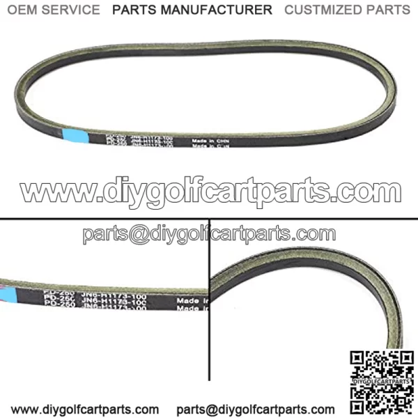 Golf Cart Drive Belt, Drive Transmission Belt V-belt Replacement fits for G11A 1997-2001, G16A 1996-2002, G20A 2000-2002 - Image 4