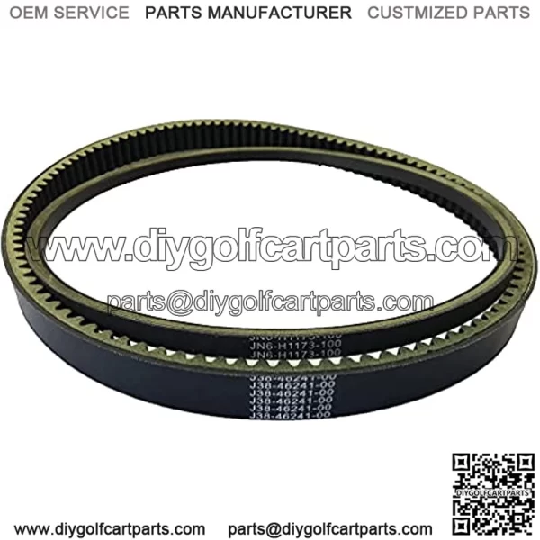 Golf Cart Accessories Drive Belt & Starter Generator Belt Kit fits G2-G22 G29 4-Cycle Gas Models #J55-G6241-00 J38-46241-00 JN6-H1173-00 - Image 2