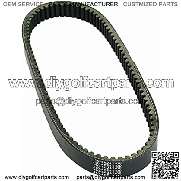 Clutch Drive Belt for 19761989 G1 2 Cycle Gas Golf Cart J104624100 Black drive belt