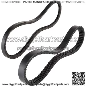 Clutch Drive Belt and Starter Generator Belt for TXT Medalist Marathon Workhorse 1994-Up 4 Cycle Gas Models OEM Part 72054-G01 26414-G01