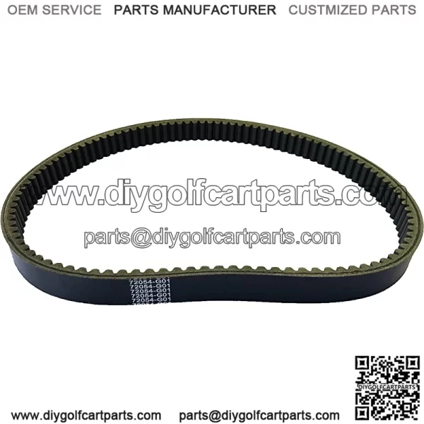 Golf Cart Accessories Drive Belt & Starter Generator Belt Kit fits 4-Cycle Gas 1994-up Golf Cart #26414G01 72054G01 72024G01 72025G01