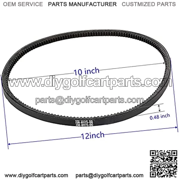Golf Cart Starter/Generator Belt for Gas Golf carts Replace OEM#J38-81173-00 - Image 4