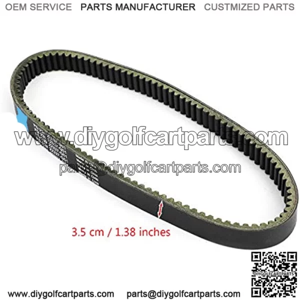 Motorcycle Drive Belt Fit for E-Z-G-O Elec Marathon 2-Cycle Gas Golf Cart 1989-1991 22337G1 - Image 4