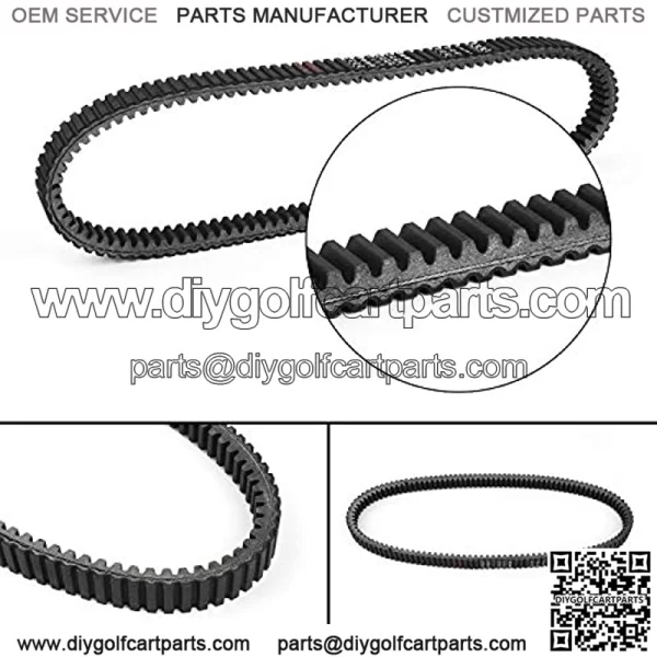 Drive Belt 23100-MCT-003 for FJS 600 SIL-ver Win-g ABS (03-15) FSC600 SIL-VER-Wing Scooter (02-13) Black - Image 4