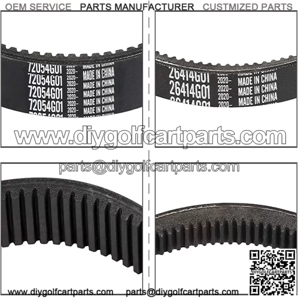 EZGO Club Car Yamaha full range of golf cart belts - Image 3