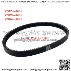 Golf Cart for EZGO Drive Belt 1994-2009 4-Cycle 72024-G01 72025-G01 72054-G01