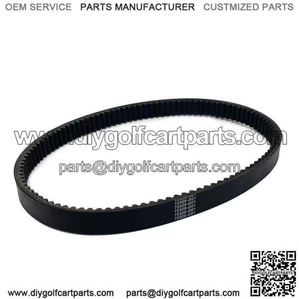 Heavy Duty Drive Belt for EZGO Golf Cart Gas 4 Cycle 1991-2009 Replace 72328-G01