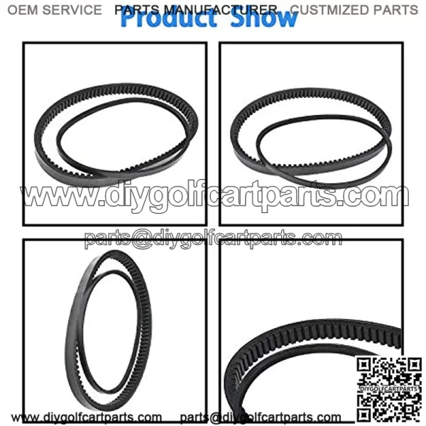 Drive/Starter Generator Belt Replacement for EZGO Gas Golf Cart 1994-up 4 Cycle 72054G01, 26414G01 - Image 2
