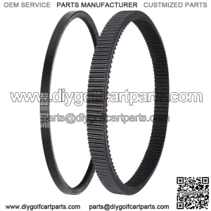 Golf Cart Starter Belt & Drive Belt for EZGO RXV TXT 2008-2011 606136 606138