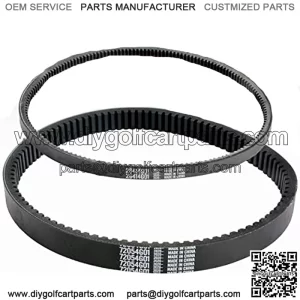 EZGO TXT Gas Drive Belt & Starter Belts Kit for EZGO 4 Cycle Gas Golf Cart TXT Cushman ExpreMarathon Medalist ST Vehicles Terrain 1994-2013, OEM # 72054G01, 72024G01, 72025G01, 26414G01