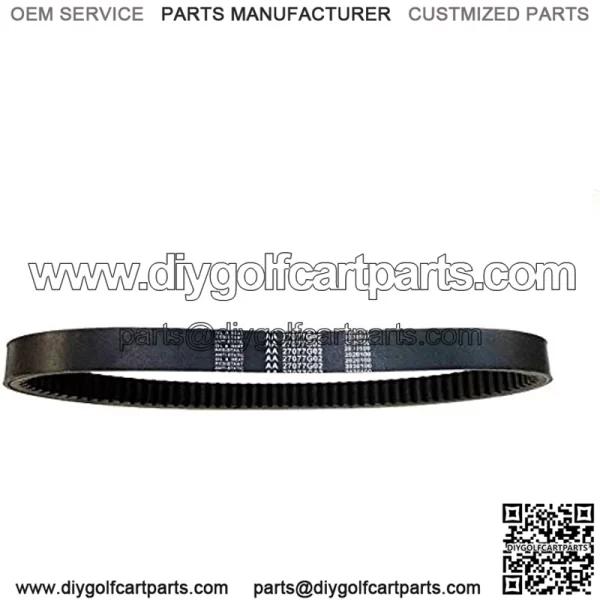 Drive Belt for EZGO Gas Cart 2 Cycle 92-93 Gas 4 Cycle 91-96 - 27077G01, 27077G02 - Image 2