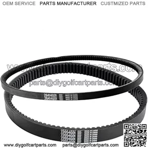 EZGO TXT/Medalist Clutch Drive Belt & Starter Generator Belt Kits for 4 Cycle Gas 350cc/295cc 1994-up Golf Cart Models OEM #72054G01,72024G01,72025G01,26414G01,630587