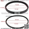 Clutch Drive Belt & Starter Generator Belt Kit for EZGO TXT, Medalist, Workhorse 1994-up Golf Cart with 295/350cc Robin Engines, OEM 72054G01 72024G01 72025G01 26414G01 630587 - Image 4