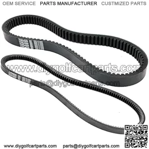 EZGO TXT/Medalist Drive Belt & Starter Generator Belt Kits for 4 Cycle 1994-up Gas Golf Cart OEM #72054G01,72024G01,72025G01,26414G01