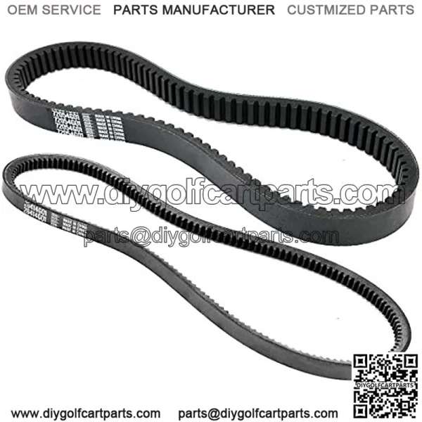 EZGO TXT/Medalist Drive Belt & Starter Generator Belt Kits for 4 Cycle 1994-up Gas Golf Cart OEM #72054G01,72024G01,72025G01,26414G01