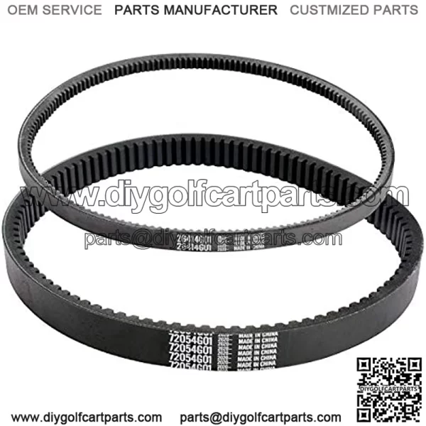 EZGO TXT/Medalist Drive Belt & Starter Generator Belt Kits for 4 Cycle 1994-up Gas Golf Cart OEM #72054G01,72024G01,72025G01,26414G01 - Image 3