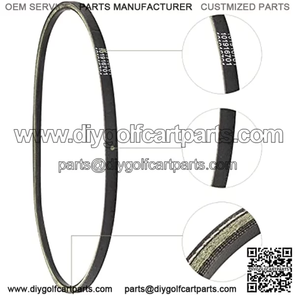 Club Car Starter Generator Belt DS,Precedent 101916701 - Image 3