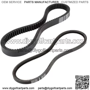 Golf Cart Clutch Drive Belt & Starter Generator Belt for EZGO TXT 94-up 4 Cycle
